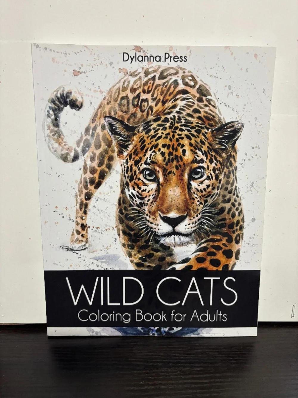 Wild Cats Adult coloring book